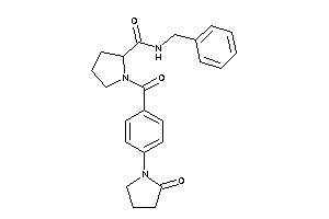 Image of N-benzyl-1-[4-(2-ketopyrrolidino)benzoyl]pyrrolidine-2-carboxamide