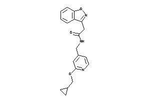 N-[[2-(cyclopropylmethoxy)-4-pyridyl]methyl]-2-indoxazen-3-yl-acetamide