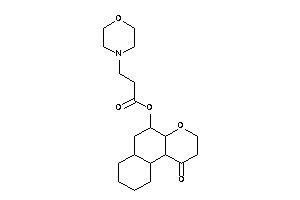 Image of 3-morpholinopropionic Acid (1-keto-2,3,4a,5,6,6a,7,8,9,10,10a,10b-dodecahydrobenzo[f]chromen-5-yl) Ester