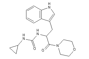 1-cyclopropyl-3-[1-(1H-indol-3-ylmethyl)-2-keto-2-morpholino-ethyl]urea