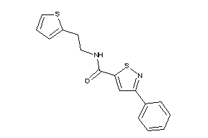 3-phenyl-N-[2-(2-thienyl)ethyl]isothiazole-5-carboxamide