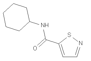 N-cyclohexylisothiazole-5-carboxamide