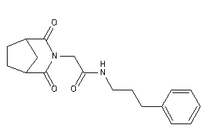 Image of 2-(2,4-diketo-3-azabicyclo[3.2.1]octan-3-yl)-N-(3-phenylpropyl)acetamide
