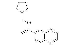 N-(cyclopentylmethyl)quinoxaline-6-carboxamide