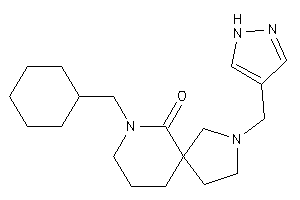 9-(cyclohexylmethyl)-2-(1H-pyrazol-4-ylmethyl)-2,9-diazaspiro[4.5]decan-10-one