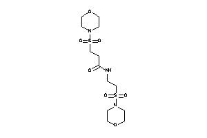 3-morpholinosulfonyl-N-(2-morpholinosulfonylethyl)propionamide