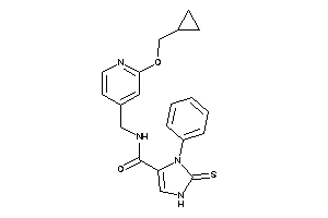 N-[[2-(cyclopropylmethoxy)-4-pyridyl]methyl]-3-phenyl-2-thioxo-4-imidazoline-4-carboxamide