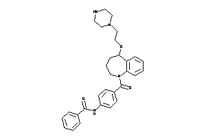 N-[4-[5-(2-piperazinoethoxy)-2,3,4,5-tetrahydro-1-benzazepine-1-carbonyl]phenyl]benzamide