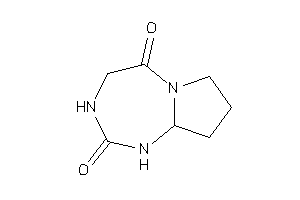 3,4,7,8,9,9a-hexahydro-1H-pyrrolo[1,2-a][1,3,5]triazepine-2,5-quinone