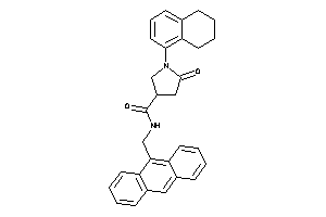 N-(9-anthrylmethyl)-5-keto-1-tetralin-5-yl-pyrrolidine-3-carboxamide