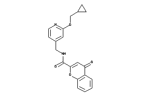 N-[[2-(cyclopropylmethoxy)-4-pyridyl]methyl]-4-keto-chromene-2-carboxamide