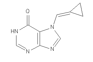 Image of 7-(cyclopropylidenemethyl)hypoxanthine