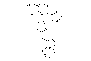 Image of 4-[4-(imidazo[4,5-b]pyridin-3-ylmethyl)phenyl]-3-(tetrazol-5-ylidene)-2H-isoquinoline