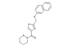 [2-(2-naphthoxymethyl)oxazol-4-yl]-(oxazinan-2-yl)methanone
