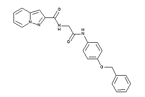 N-[2-(4-benzoxyanilino)-2-keto-ethyl]pyrazolo[1,5-a]pyridine-2-carboxamide