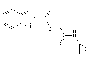 Image of N-[2-(cyclopropylamino)-2-keto-ethyl]pyrazolo[1,5-a]pyridine-2-carboxamide