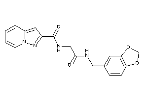 N-[2-keto-2-(piperonylamino)ethyl]pyrazolo[1,5-a]pyridine-2-carboxamide