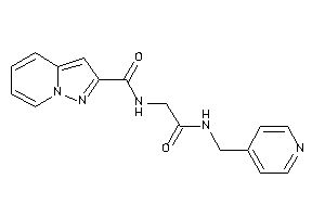 Image of N-[2-keto-2-(4-pyridylmethylamino)ethyl]pyrazolo[1,5-a]pyridine-2-carboxamide