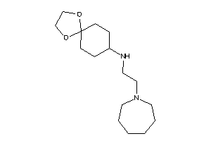 2-(azepan-1-yl)ethyl-(1,4-dioxaspiro[4.5]decan-8-yl)amine