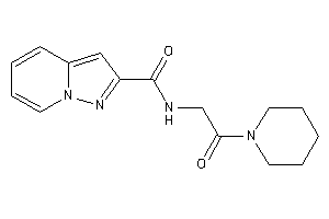 N-(2-keto-2-piperidino-ethyl)pyrazolo[1,5-a]pyridine-2-carboxamide