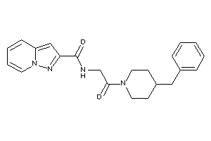 N-[2-(4-benzylpiperidino)-2-keto-ethyl]pyrazolo[1,5-a]pyridine-2-carboxamide