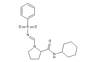 1-(besyliminomethyl)-N-cyclohexyl-pyrrolidine-2-carboxamide