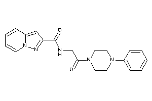 N-[2-keto-2-(4-phenylpiperazino)ethyl]pyrazolo[1,5-a]pyridine-2-carboxamide