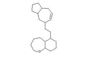 6-[2-(1,2,3,3a,4,5,8,8a-octahydroazulen-5-yl)ethyl]-2,3,4,5,5a,6,7,8,9,9a-decahydrobenzo[b]oxepine