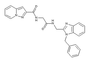 N-[2-[(1-benzylbenzimidazol-2-yl)methylamino]-2-keto-ethyl]pyrazolo[1,5-a]pyridine-2-carboxamide