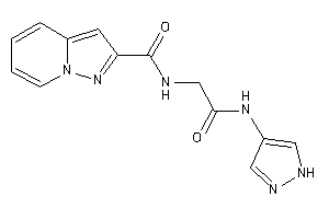 N-[2-keto-2-(1H-pyrazol-4-ylamino)ethyl]pyrazolo[1,5-a]pyridine-2-carboxamide
