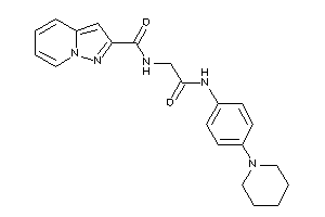 N-[2-keto-2-(4-piperidinoanilino)ethyl]pyrazolo[1,5-a]pyridine-2-carboxamide