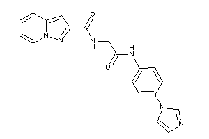 N-[2-(4-imidazol-1-ylanilino)-2-keto-ethyl]pyrazolo[1,5-a]pyridine-2-carboxamide