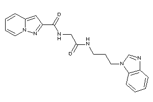 N-[2-[3-(benzimidazol-1-yl)propylamino]-2-keto-ethyl]pyrazolo[1,5-a]pyridine-2-carboxamide