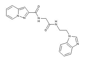 N-[2-[2-(benzimidazol-1-yl)ethylamino]-2-keto-ethyl]pyrazolo[1,5-a]pyridine-2-carboxamide