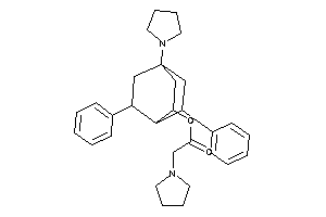 Image of 2-pyrrolidinoacetic Acid (3,5-diphenyl-1-pyrrolidino-8-bicyclo[2.2.2]octanyl) Ester