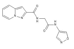N-[2-(isoxazol-4-ylamino)-2-keto-ethyl]pyrazolo[1,5-a]pyridine-2-carboxamide