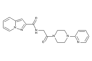 N-[2-keto-2-[4-(2-pyridyl)piperazino]ethyl]pyrazolo[1,5-a]pyridine-2-carboxamide