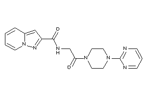 N-[2-keto-2-[4-(2-pyrimidyl)piperazino]ethyl]pyrazolo[1,5-a]pyridine-2-carboxamide