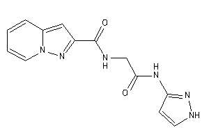 Image of N-[2-keto-2-(1H-pyrazol-3-ylamino)ethyl]pyrazolo[1,5-a]pyridine-2-carboxamide