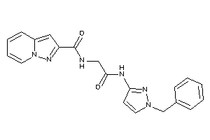 N-[2-[(1-benzylpyrazol-3-yl)amino]-2-keto-ethyl]pyrazolo[1,5-a]pyridine-2-carboxamide