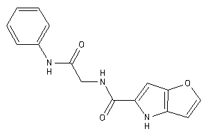 Image of N-(2-anilino-2-keto-ethyl)-4H-furo[3,2-b]pyrrole-5-carboxamide