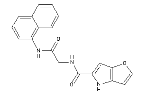 N-[2-keto-2-(1-naphthylamino)ethyl]-4H-furo[3,2-b]pyrrole-5-carboxamide
