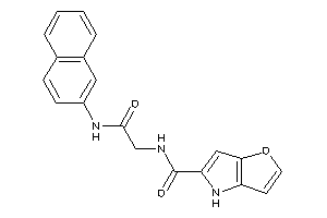 Image of N-[2-keto-2-(2-naphthylamino)ethyl]-4H-furo[3,2-b]pyrrole-5-carboxamide