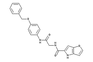 N-[2-(4-benzoxyanilino)-2-keto-ethyl]-4H-furo[3,2-b]pyrrole-5-carboxamide