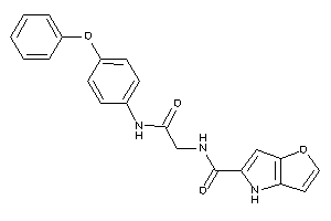 Image of N-[2-keto-2-(4-phenoxyanilino)ethyl]-4H-furo[3,2-b]pyrrole-5-carboxamide