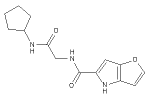 N-[2-(cyclopentylamino)-2-keto-ethyl]-4H-furo[3,2-b]pyrrole-5-carboxamide