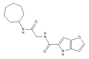 N-[2-(cycloheptylamino)-2-keto-ethyl]-4H-furo[3,2-b]pyrrole-5-carboxamide