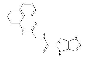 Image of N-[2-keto-2-(tetralin-1-ylamino)ethyl]-4H-furo[3,2-b]pyrrole-5-carboxamide