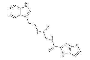 N-[2-[2-(1H-indol-3-yl)ethylamino]-2-keto-ethyl]-4H-furo[3,2-b]pyrrole-5-carboxamide
