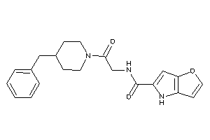 N-[2-(4-benzylpiperidino)-2-keto-ethyl]-4H-furo[3,2-b]pyrrole-5-carboxamide